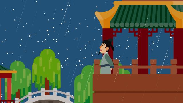 春夜喜雨的插图图片